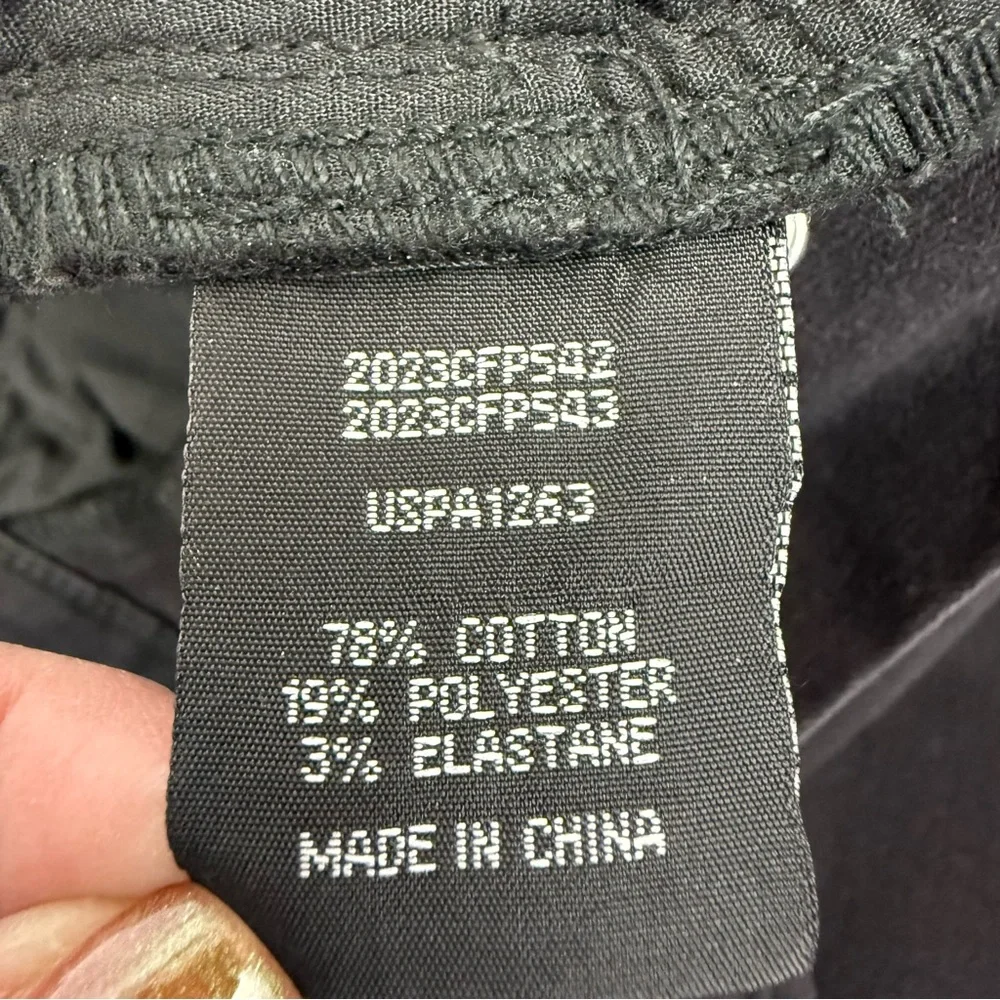 Universal Standard Katie High Rise Crossover Jeans - Broken Black - Picture 13 of 13